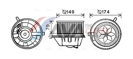VN8342 AVA Ventilador de habitáculo